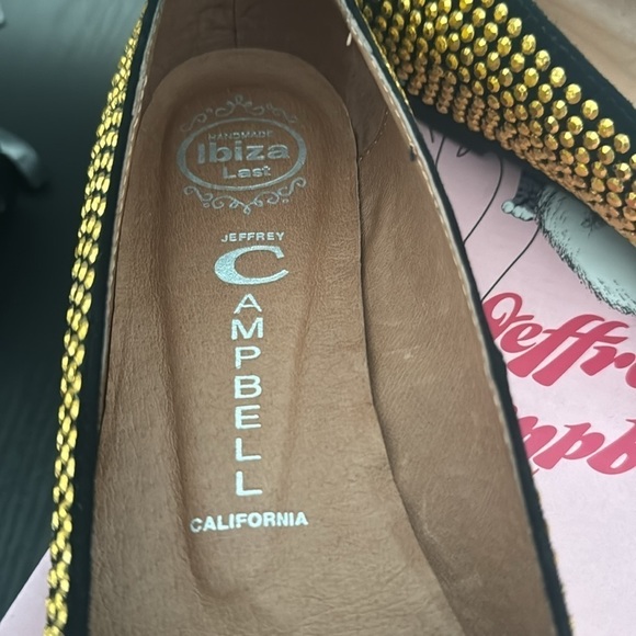 Jeffery Campbell gold loafers - Picture 3 of 8